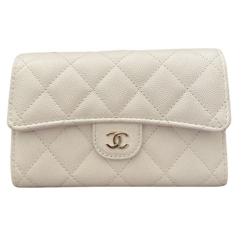 chanel portemonnaie weiß|Chanel Handbags & Purses On Sale .